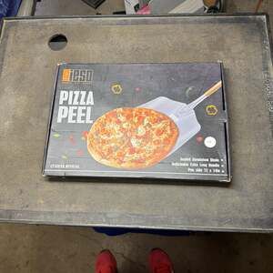12 Inch Stainless Steel Pizza Peel with wood Handle